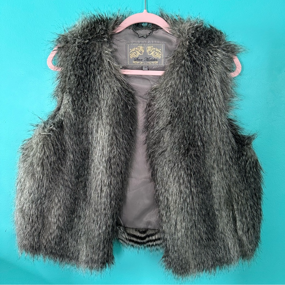 Steve Madden Faux Fur Vest